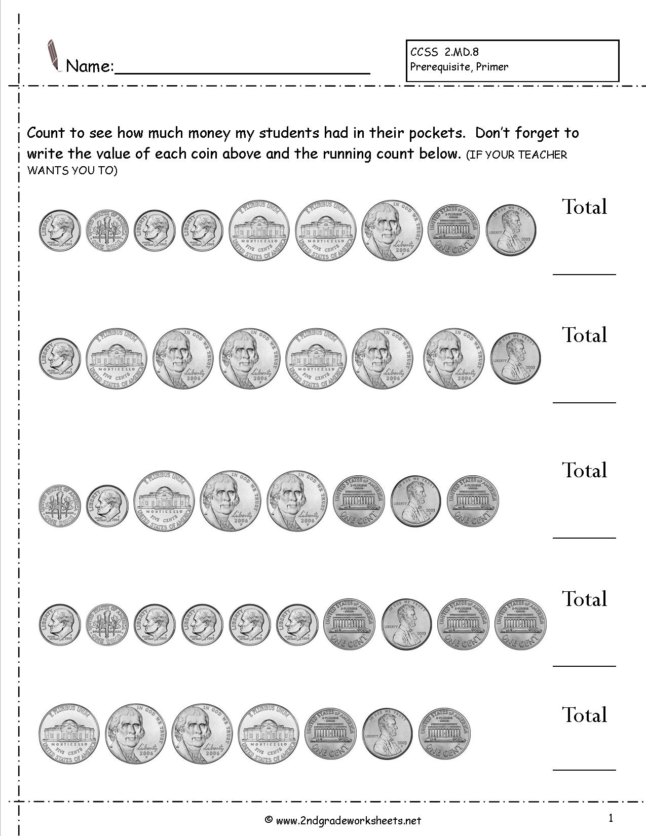 Free Printable Second Grade Math Worksheets Free Printable