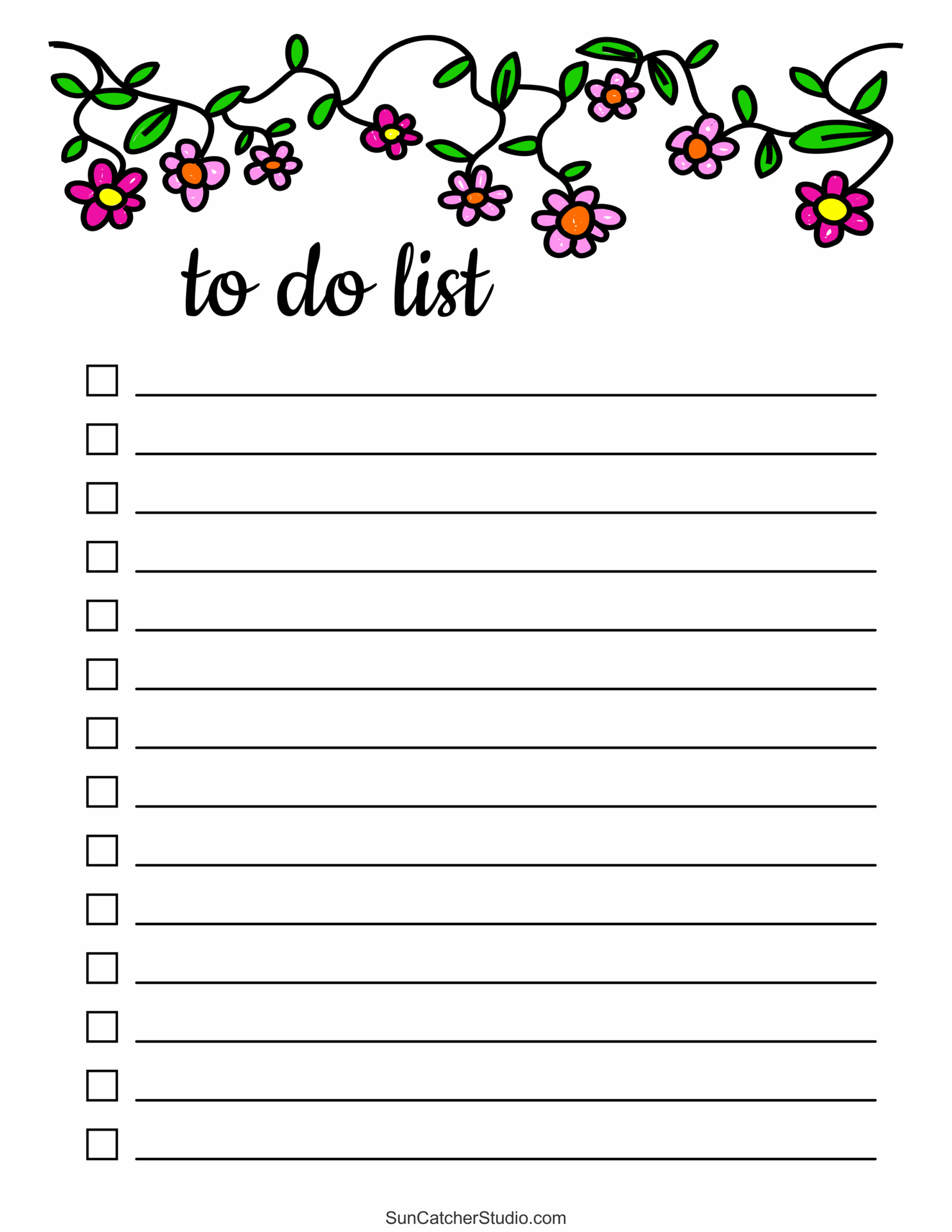 Free Printable To Do List Template Paper Trail Design 49 OFF