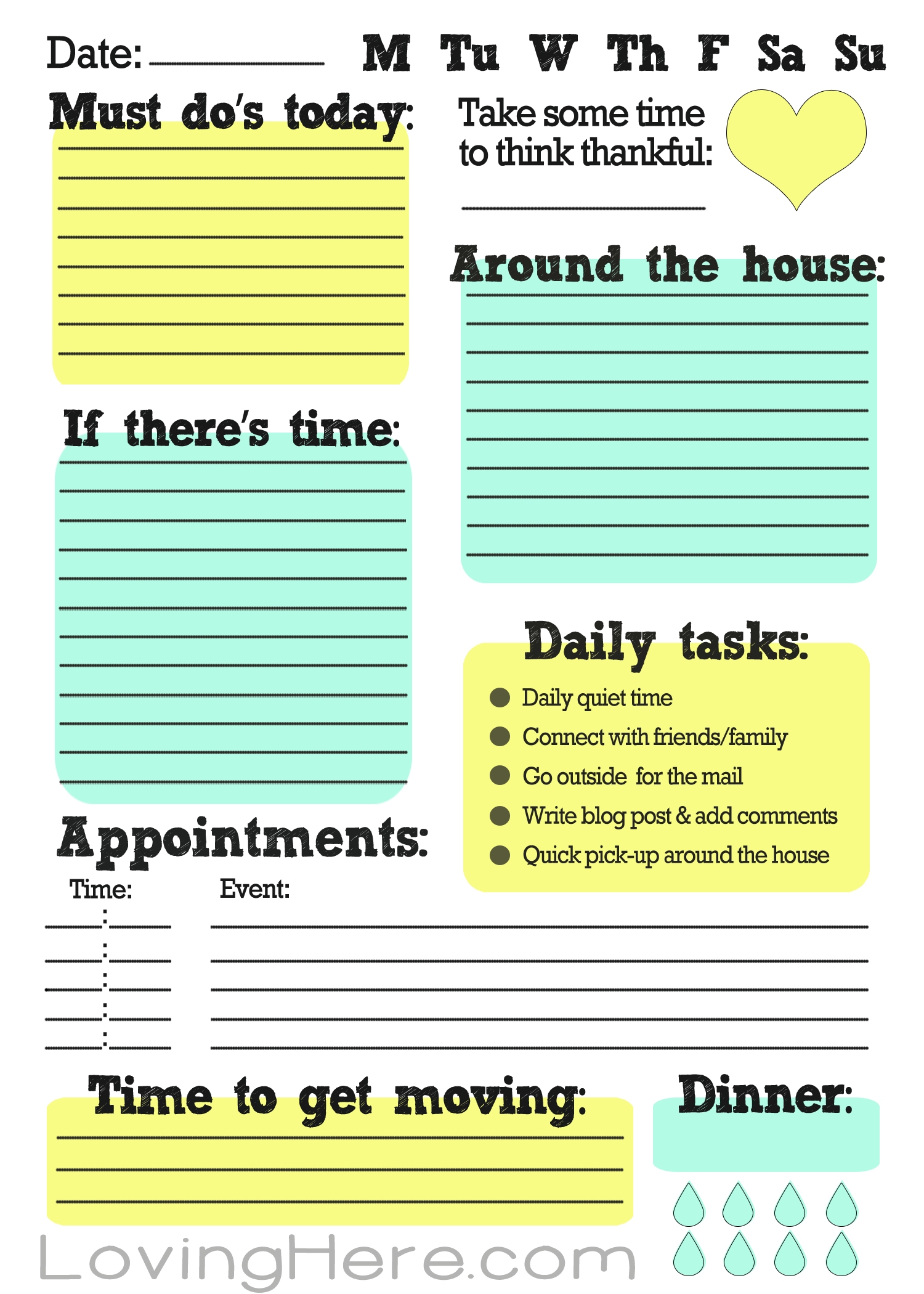 Free Printable Todo List Vsehost