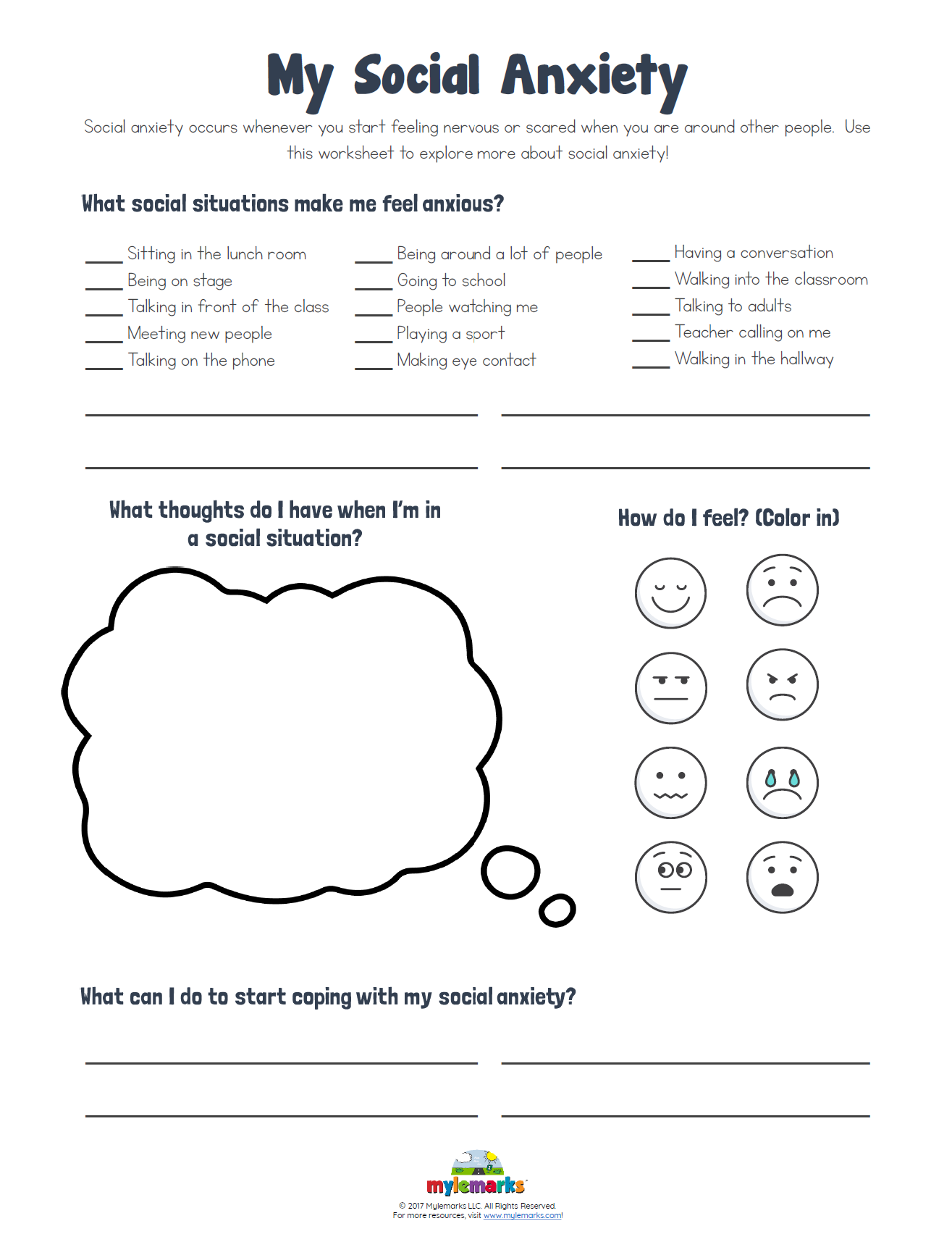 Free Printable Worry Bully Worksheet And Next Comes L Worksheets 