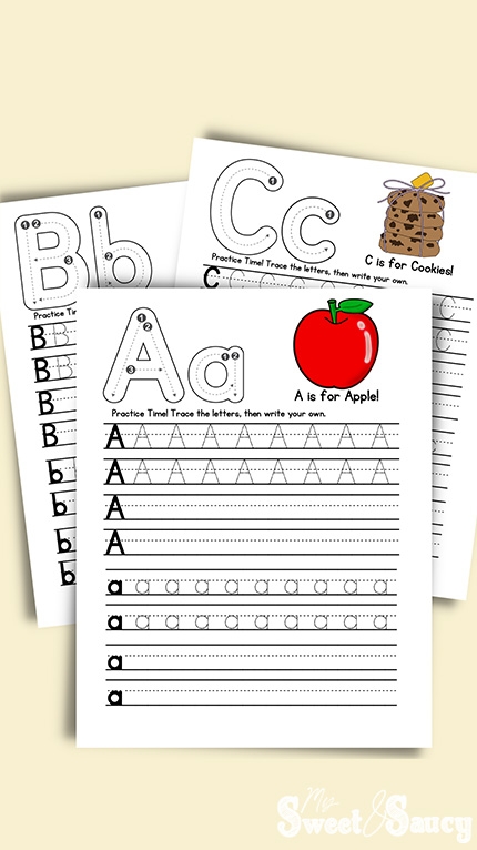 Free Tracing Paper Printable Worksheets For Handwriting My Sweet And 