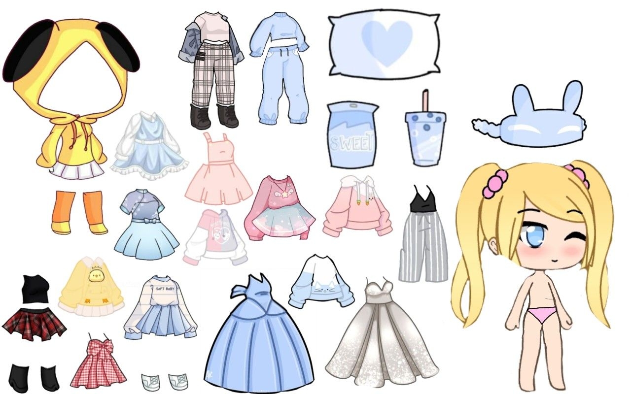 Gacha Life Paper Doll Printable Outlets Shop Rbk bm