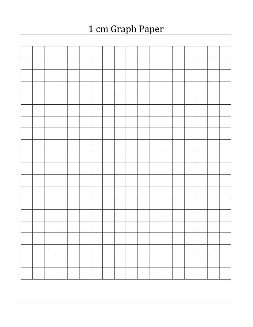 Graph Paper 1Cm Printable