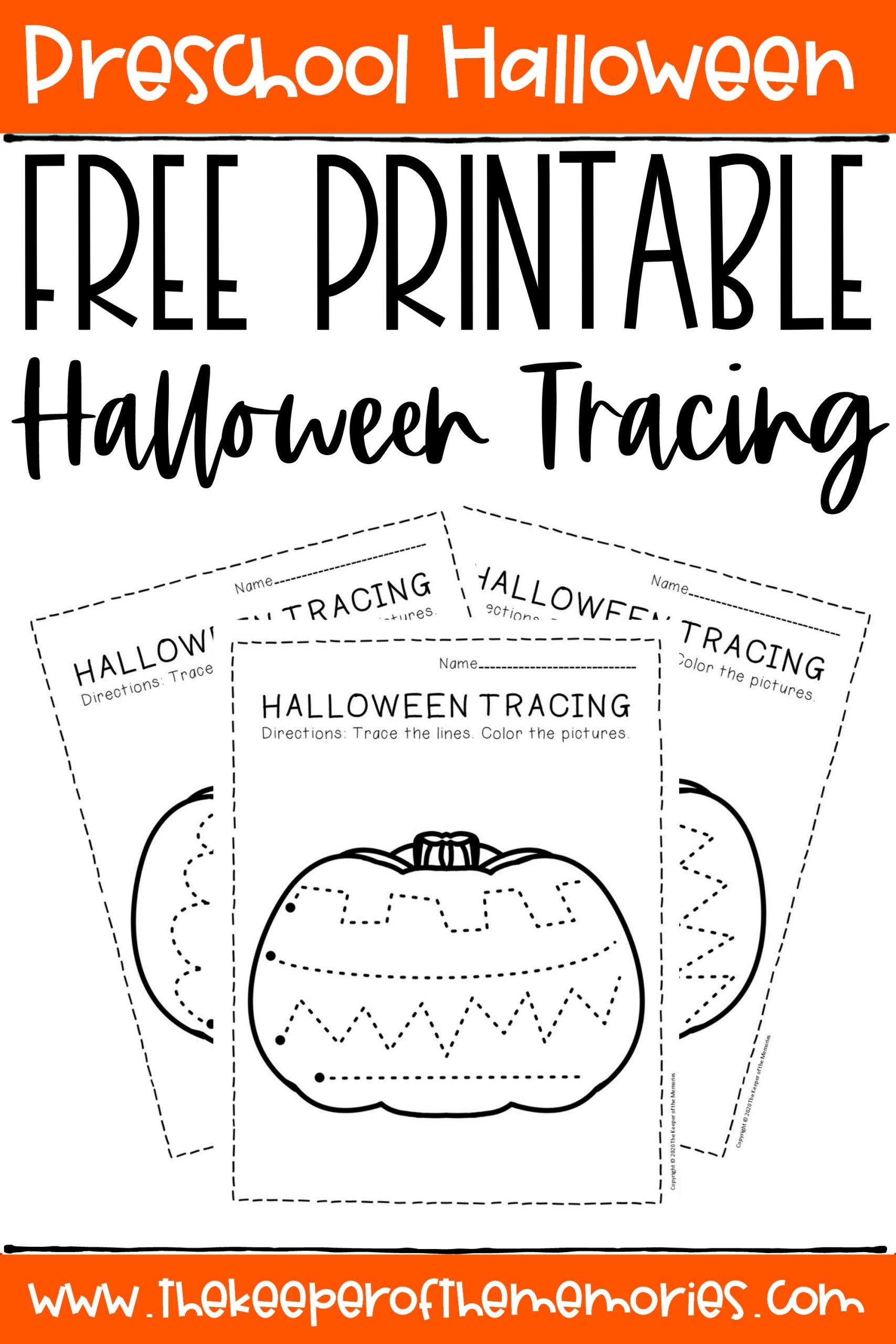 Halloween Tracing Worksheets AlphabetWorksheetsFree