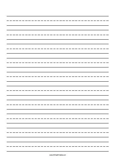 Handwriting Paper Free Printable