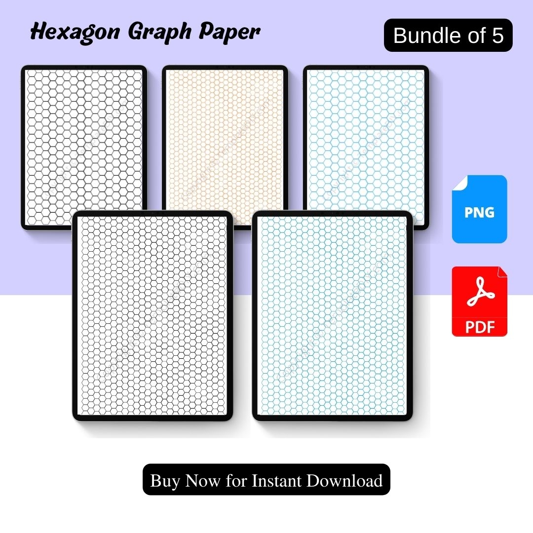 Hexagon Grid Paper Printable