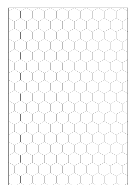 Hexagon Grid Paper Printable