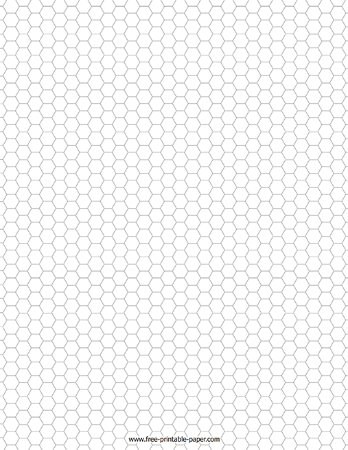 Hexagonal Graph Paper Hex Paper Free printable paper