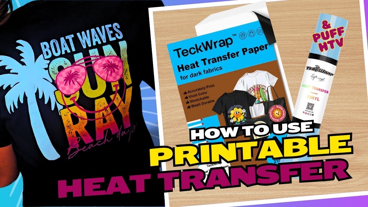 How To Use Printable Heat Transfer Paper Cricut Print Then Cut 