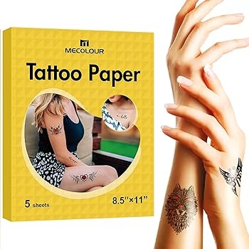 I Used MidJourney Photoshop And Printable Temporary Tattoo Paper 
