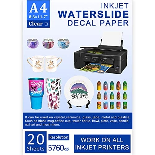 Inkjet Printable Waterslide Transfer Decal Paper Get What You Need