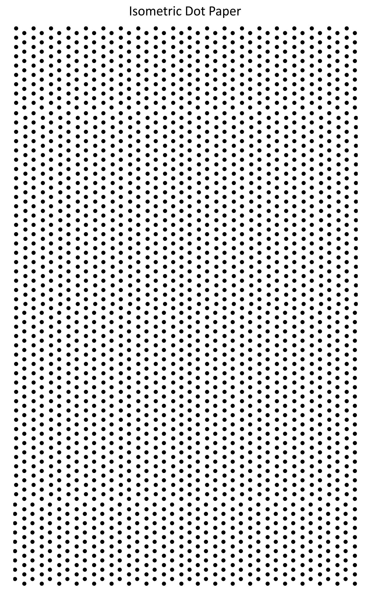 Isometric Grid Paper 10 Free PDF Printables Printablee