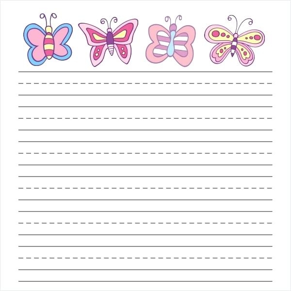 Kindergarten Handwriting Paper Kindergarten