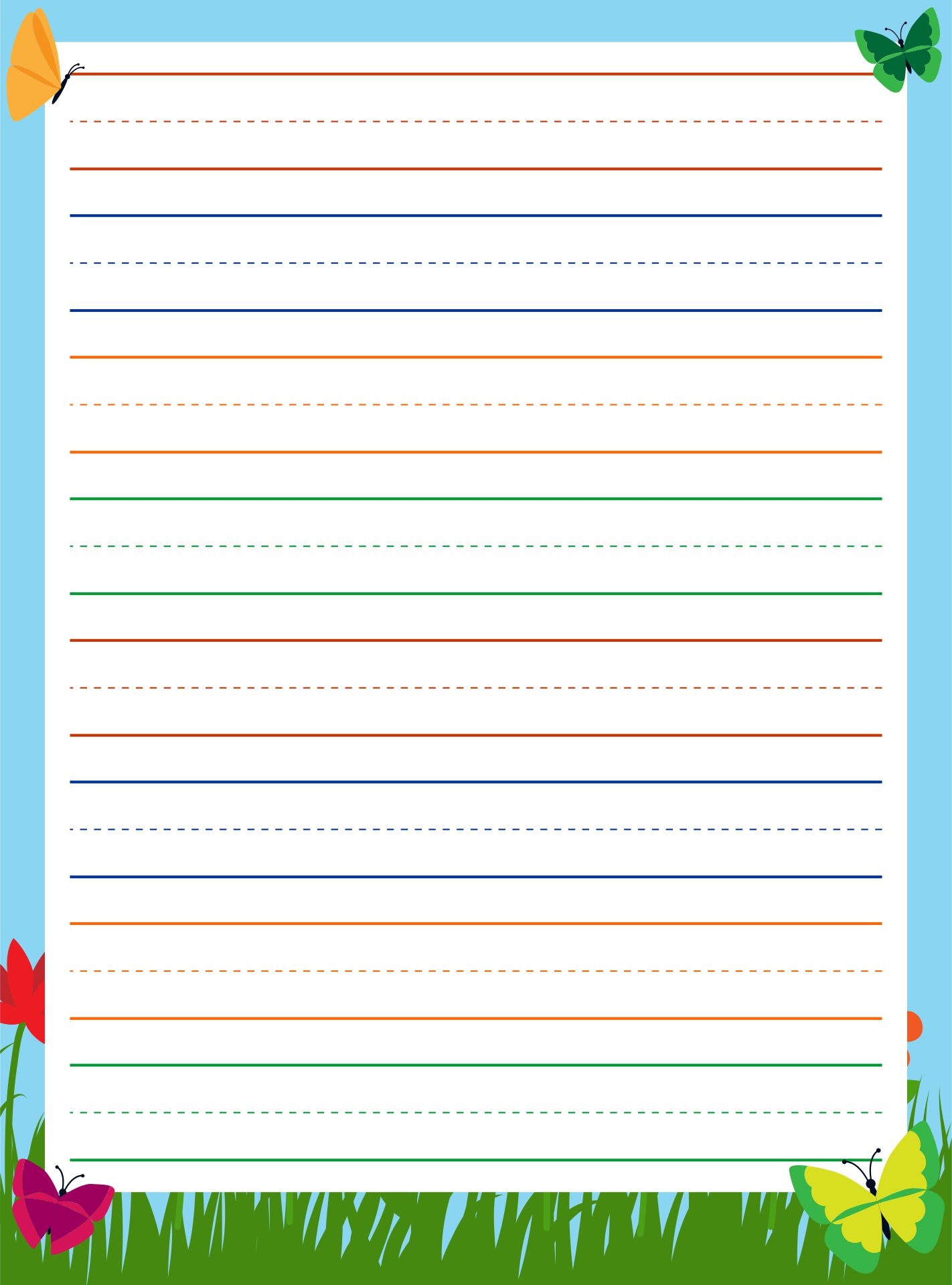 Kindergarten Paper 10 Free PDF Printables Printablee