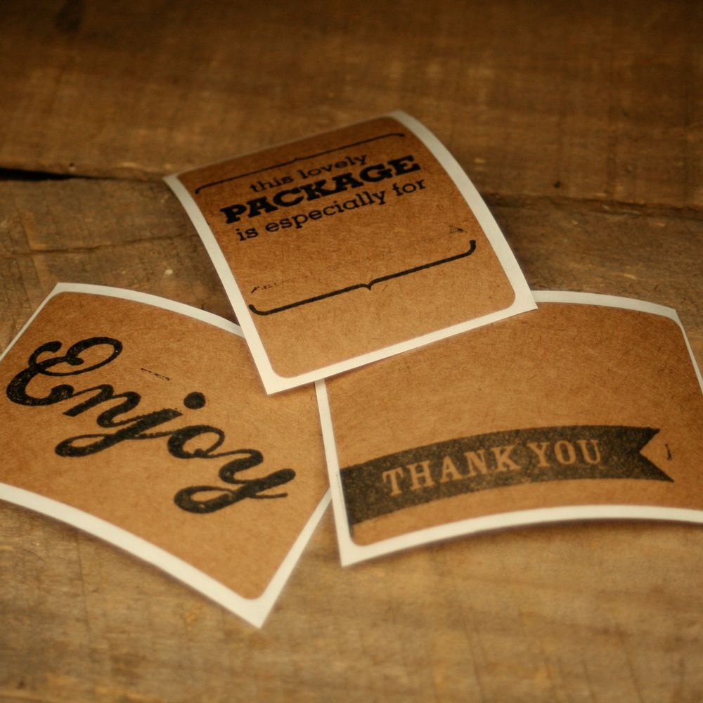 Kraft Paper Printable Labels Printable New Year Banners