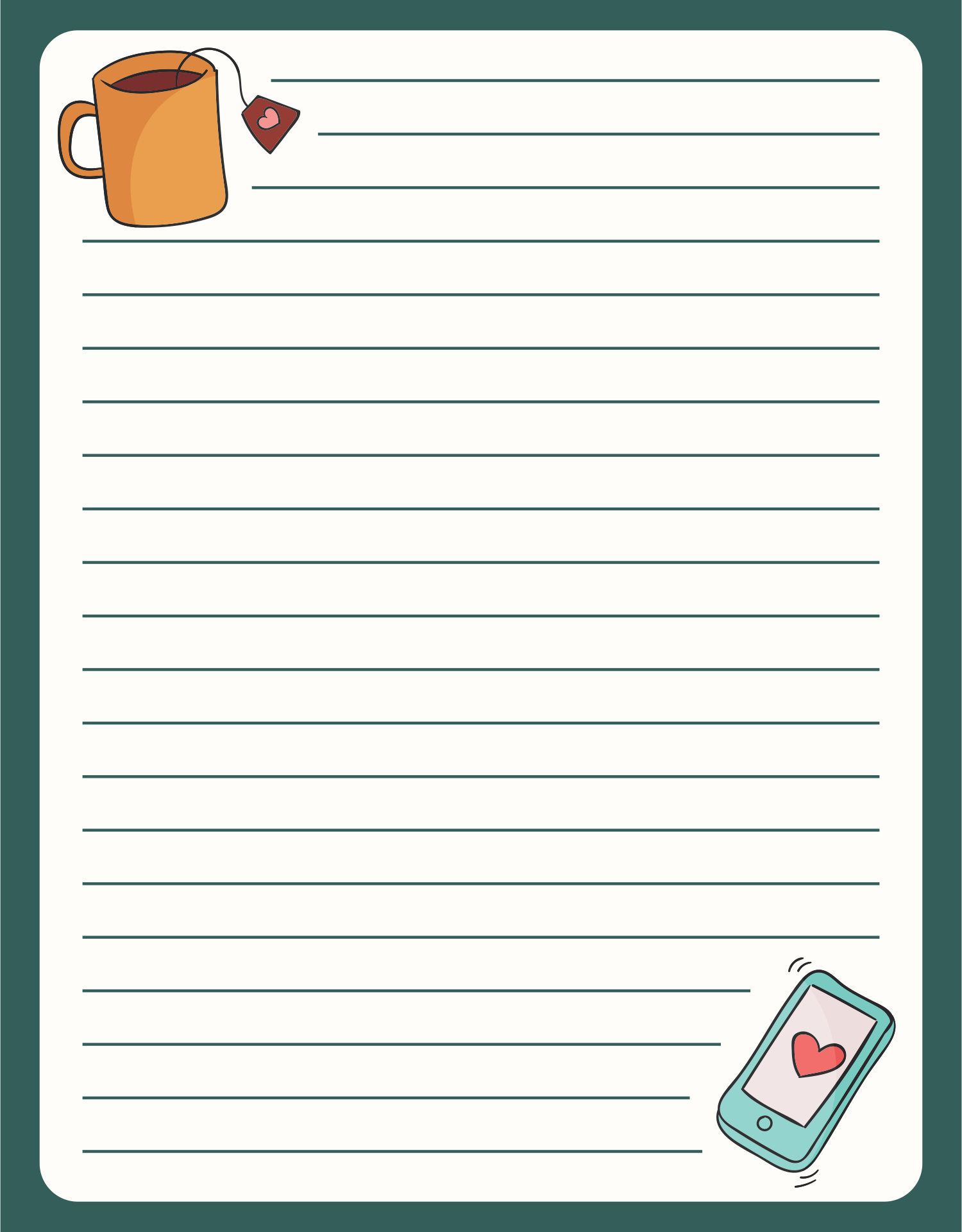 Letter Paper 10 Free PDF Printables Printablee