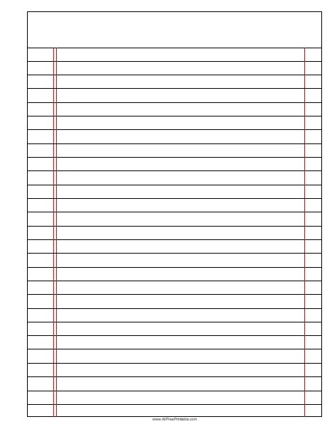 Lined Paper Free Printable Lined Paper Free Printable