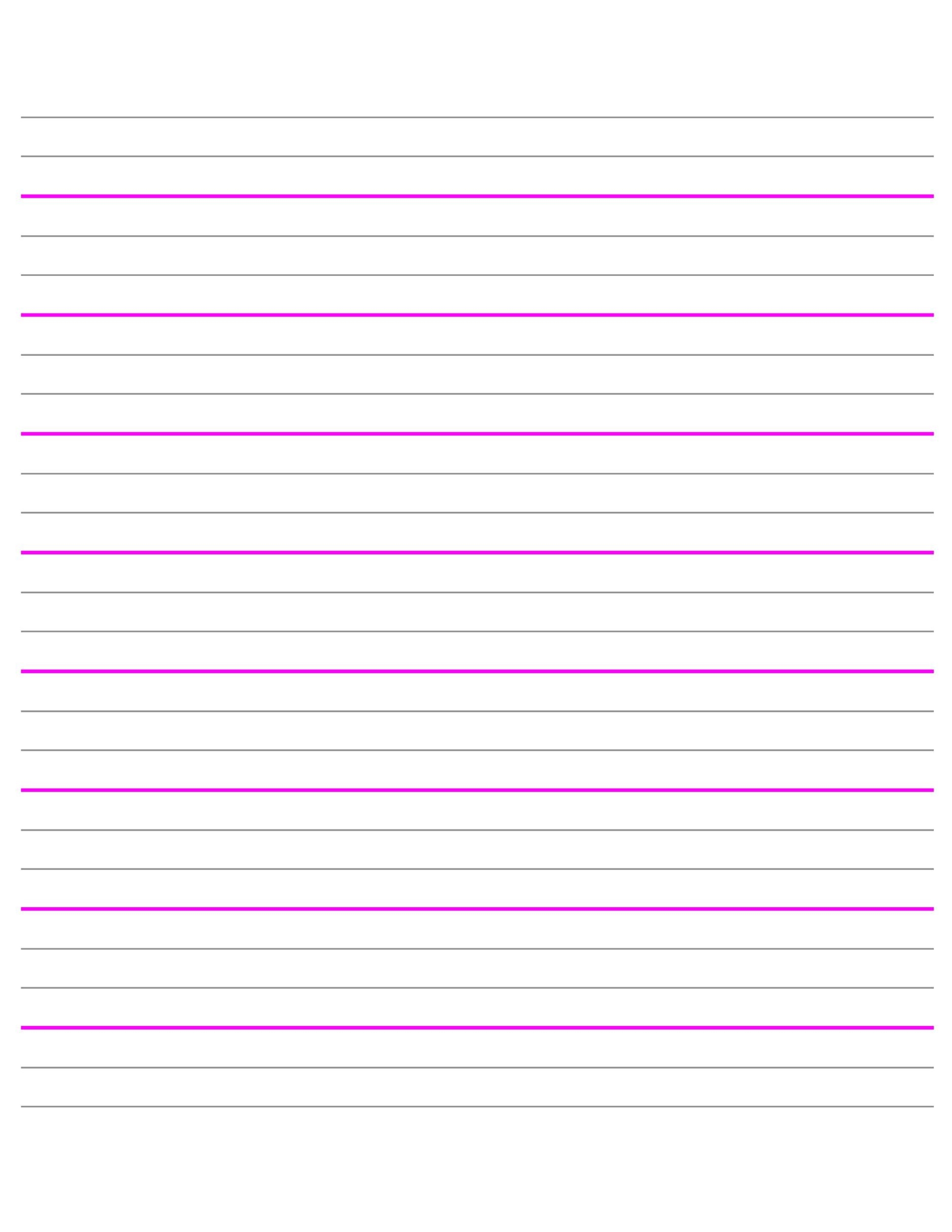 Lined Paper Printable Template Business Vrogue co