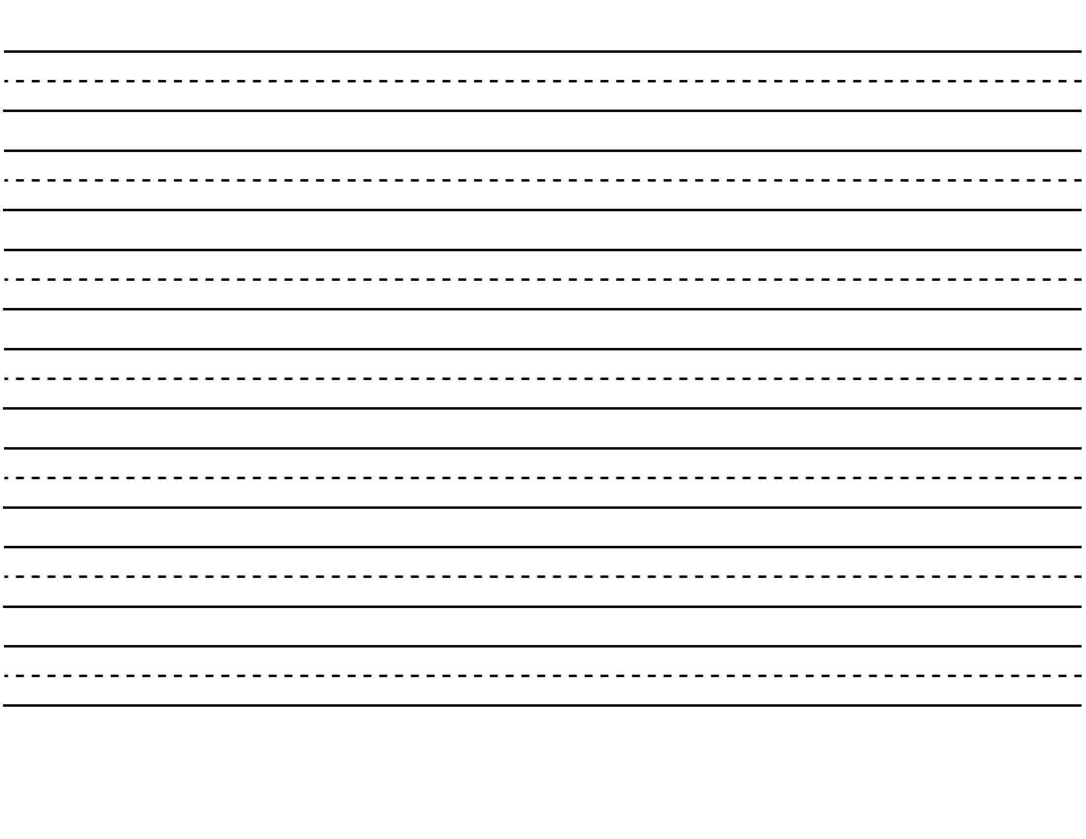 Lined Writing Paper For Kindergarten Lined Paper Printable