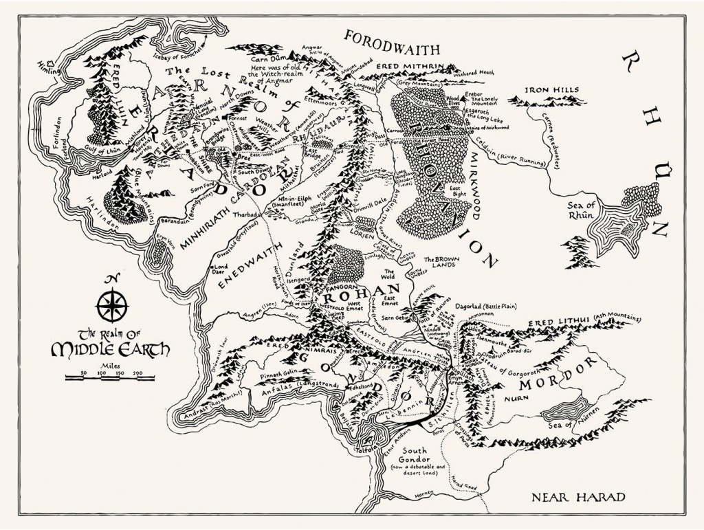 Maps Of Middle Earth Middle Earth Printable Map Paper Projects 