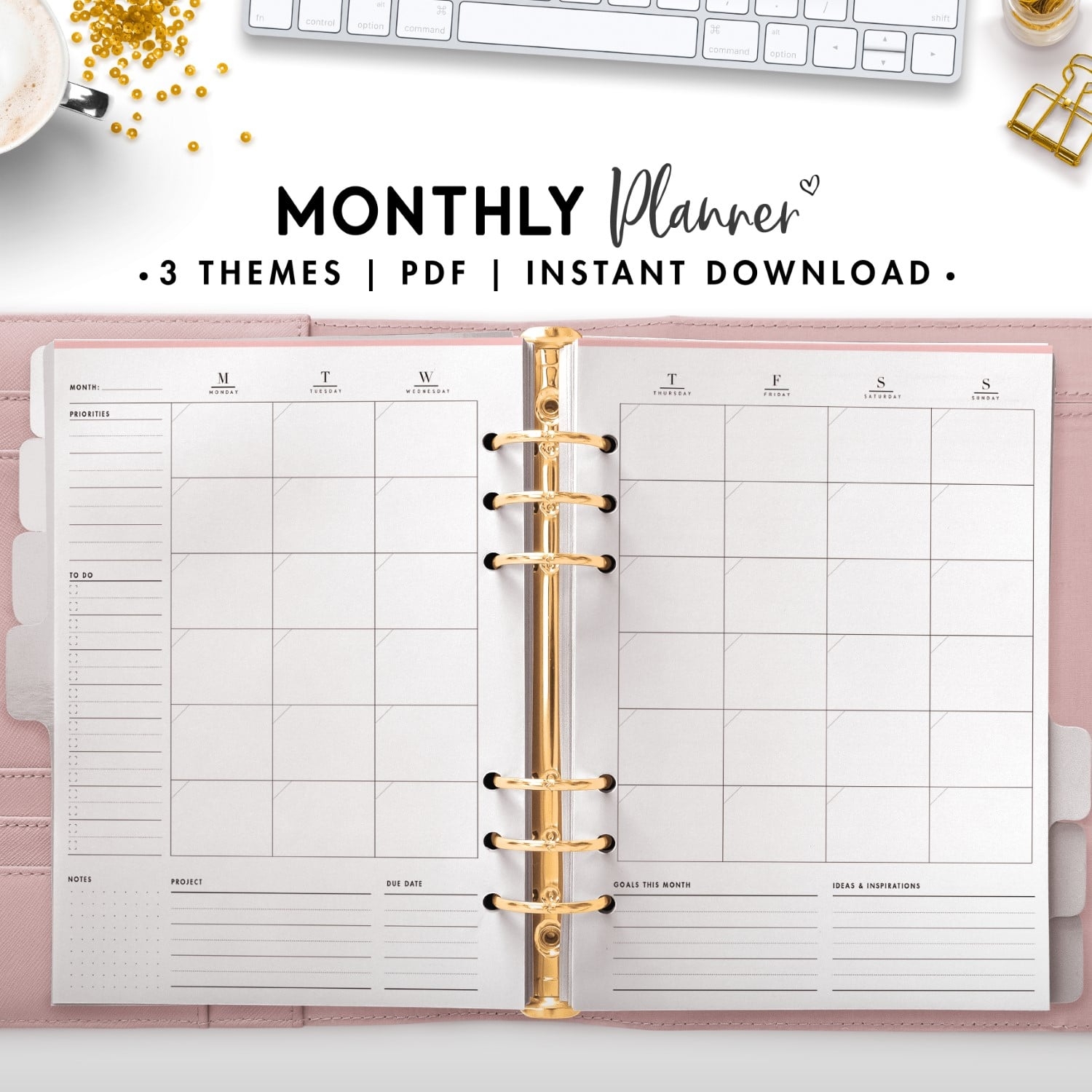 Monthly Planner World Of Printables