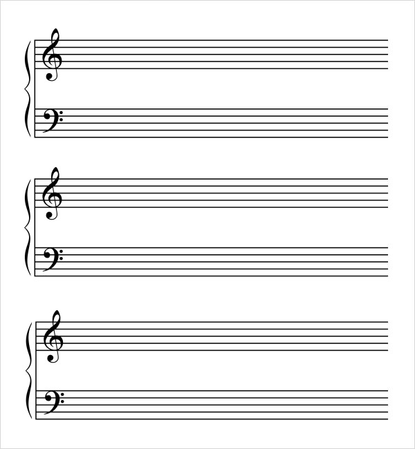 Music Staff Paper Printable Music Staff Paper Printable