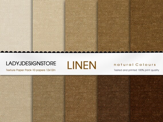 Natural Linen Paper Background 10 Designed Printable Digital 