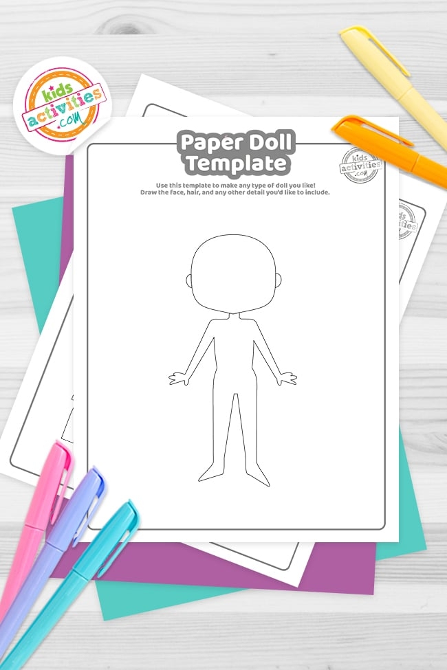 Paper Doll Drawing Printable Infoupdate