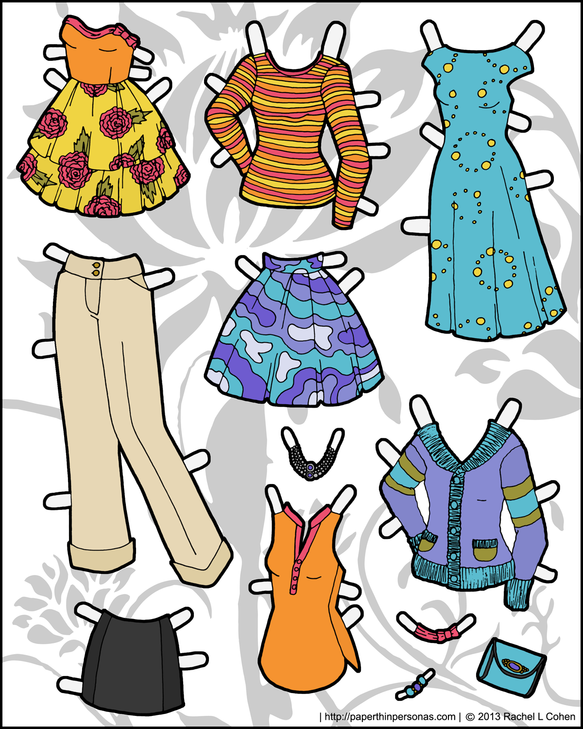 Paper Dolls Printables With Clothes Printable Calendars AT A GLANCE