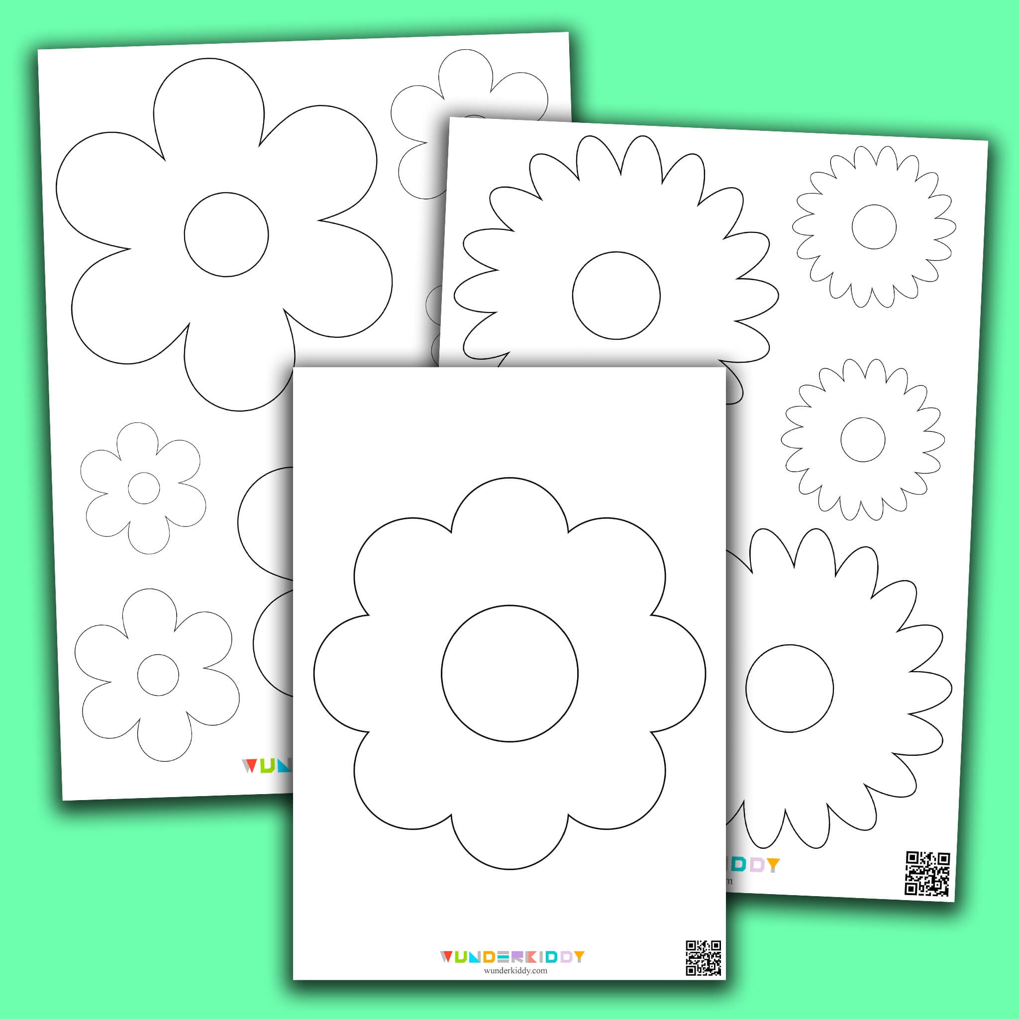 Paper Flower Templates Free Printable Best Flower Site