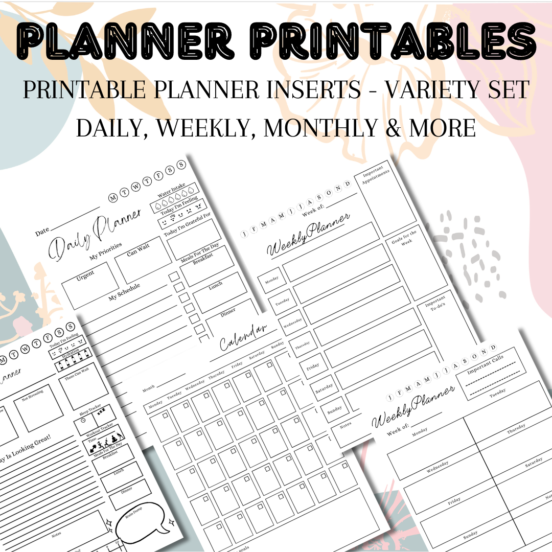 Planner Printables Dinodesigns