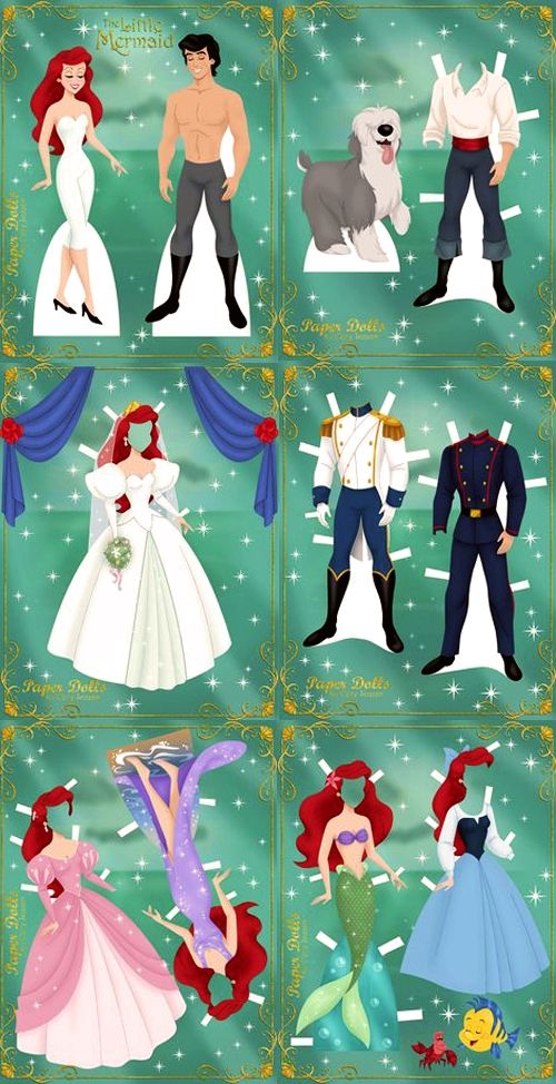 Princess Paper Dolls Printable