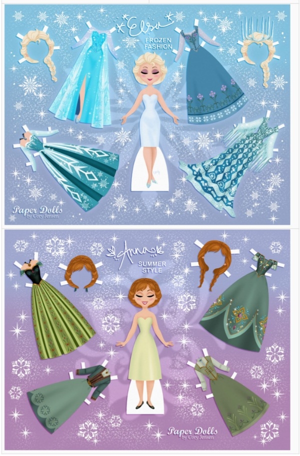 Princess Paper Dolls Printable