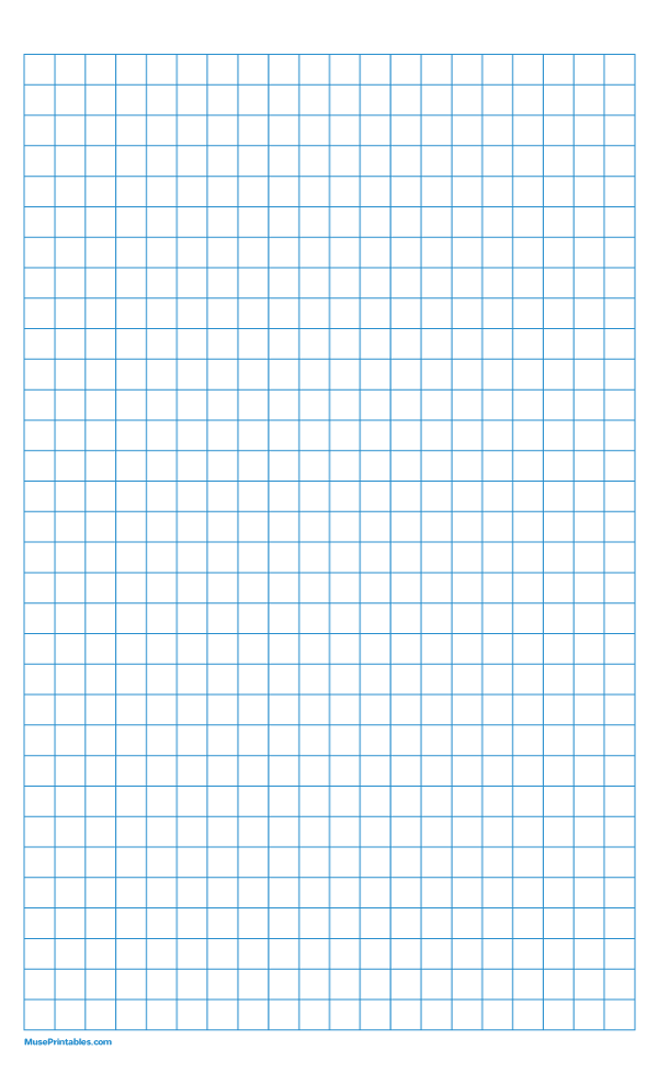 Printable 1 Cm Blue Graph Paper For Legal Paper
