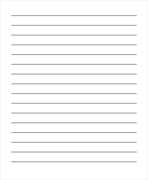 Printable Blank Paper With Lines Get What You Need