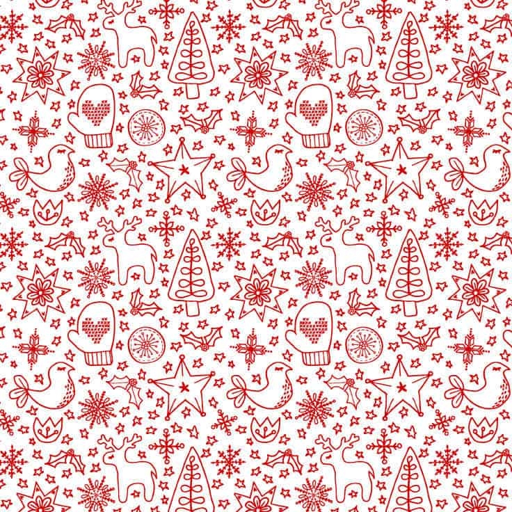 Printable Christmas Gift Wrapping Paper