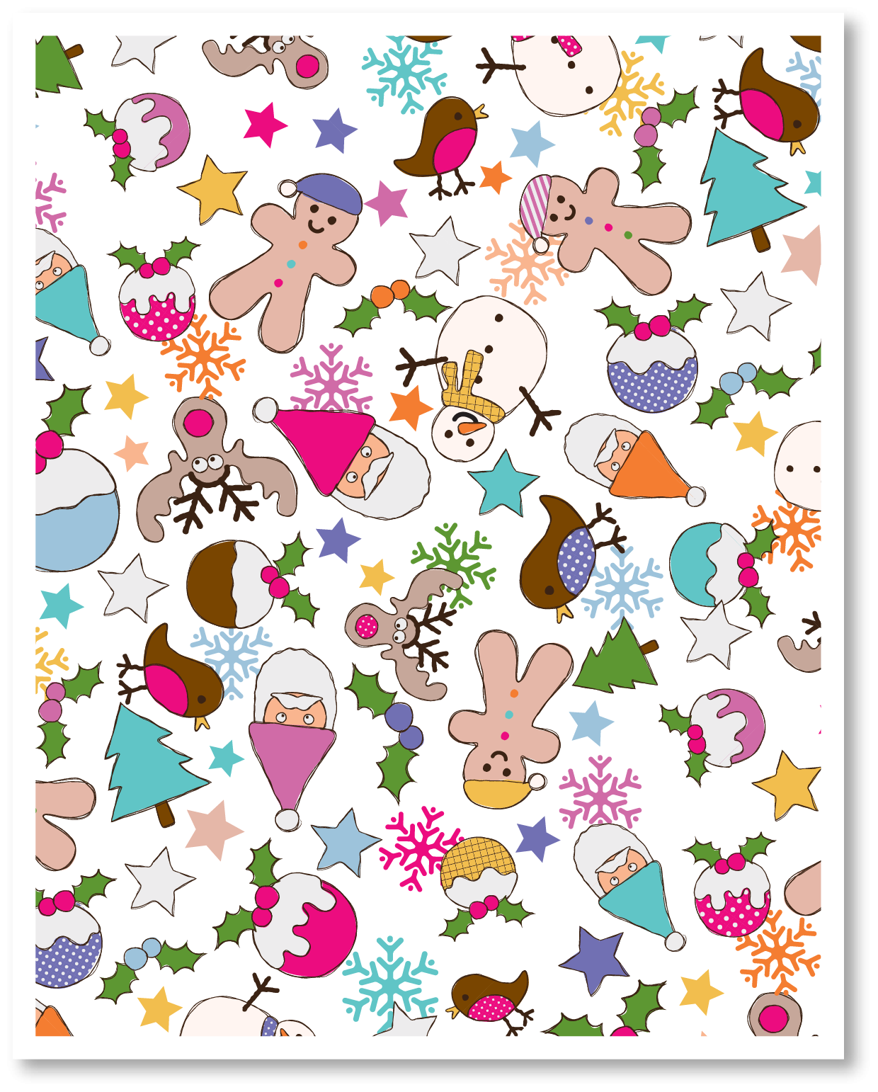 Printable Christmas Paper Design Part 1
