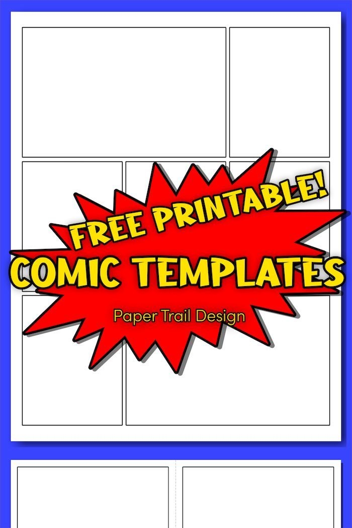 Printable Comic Paper Printable Comic Paper