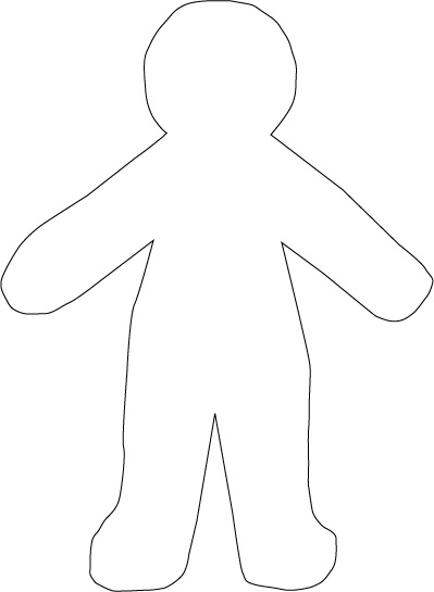 Printable Cut Out Paper Doll Template Printable Cut Out Paper Doll Template