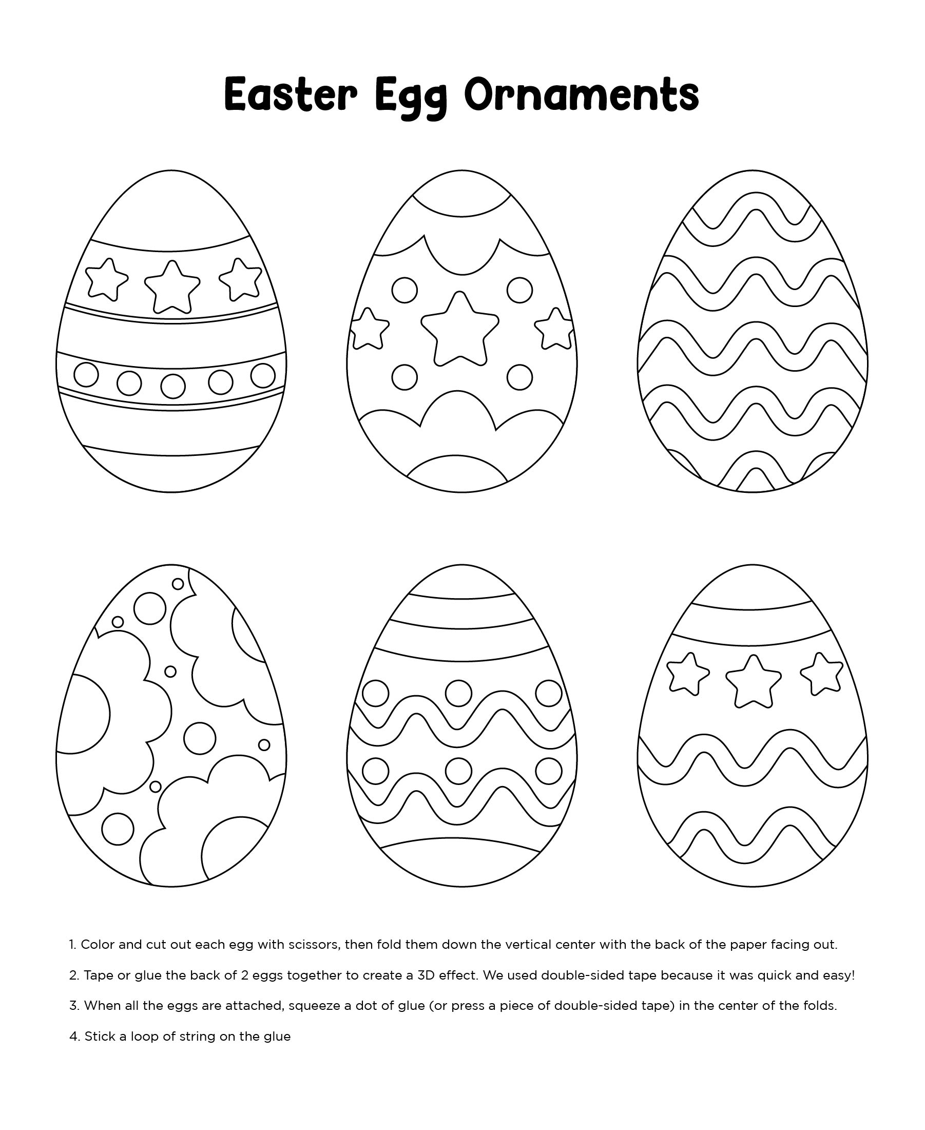 Printable Easter Paper Crafts Printablee