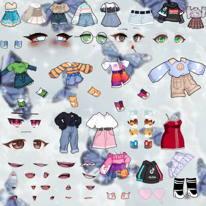 Printable Gacha Paper Doll Printable Kids Entertainment NBKomputer