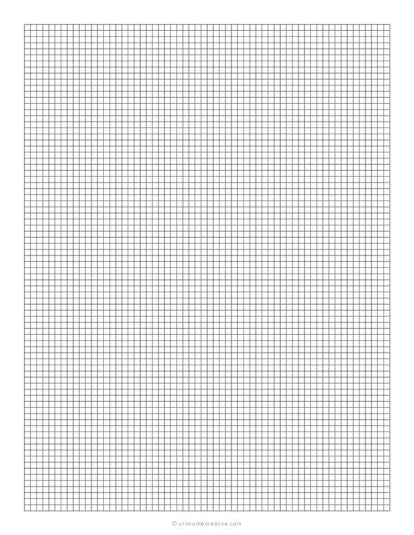 Printable Graph Paper 1 8 Inch Printable Word Searches