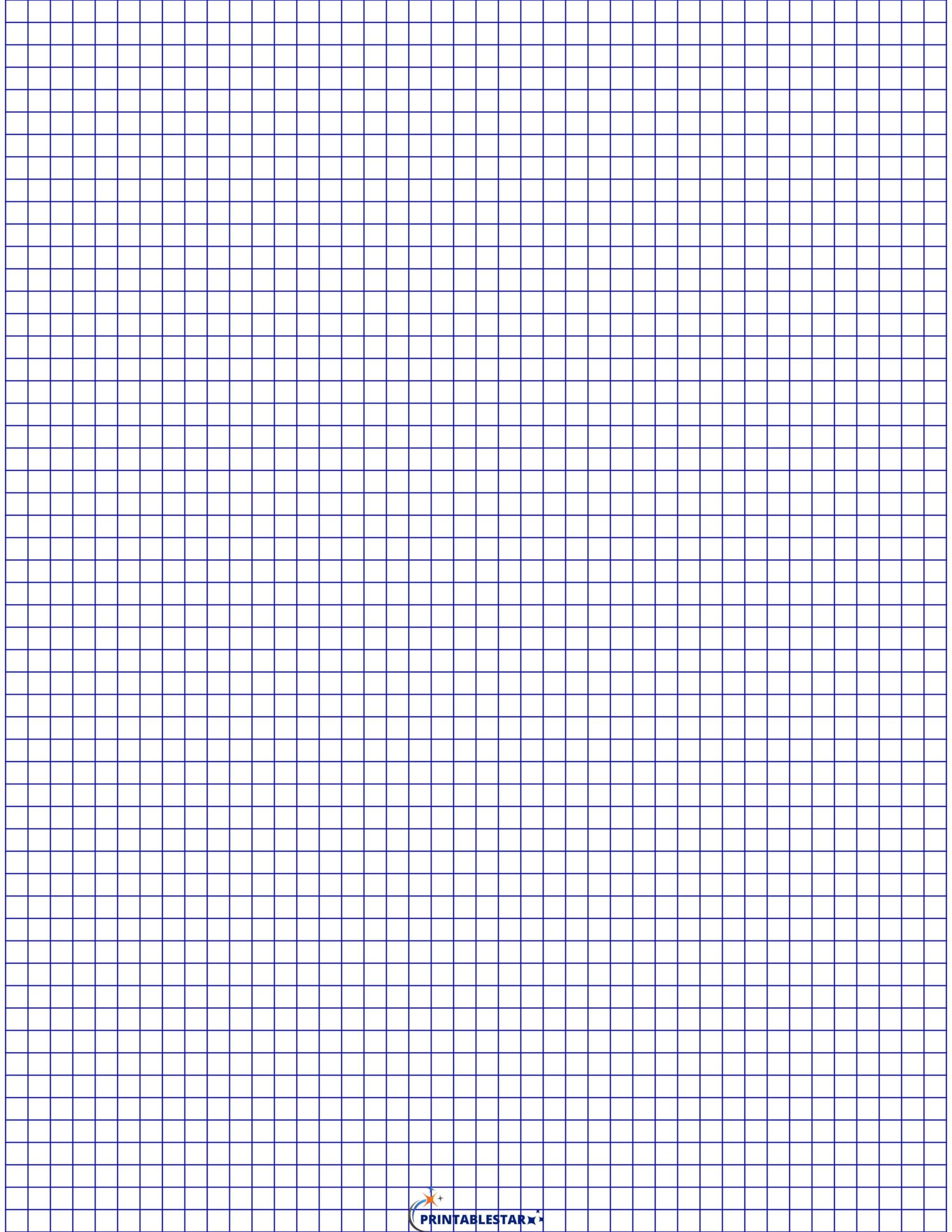 Printable Graph Paper Full Sheet FREE Download