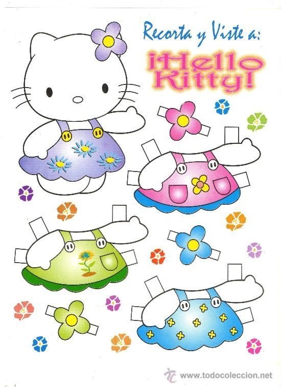 Printable Hello Kitty Paper Doll Printable Calendars AT A GLANCE
