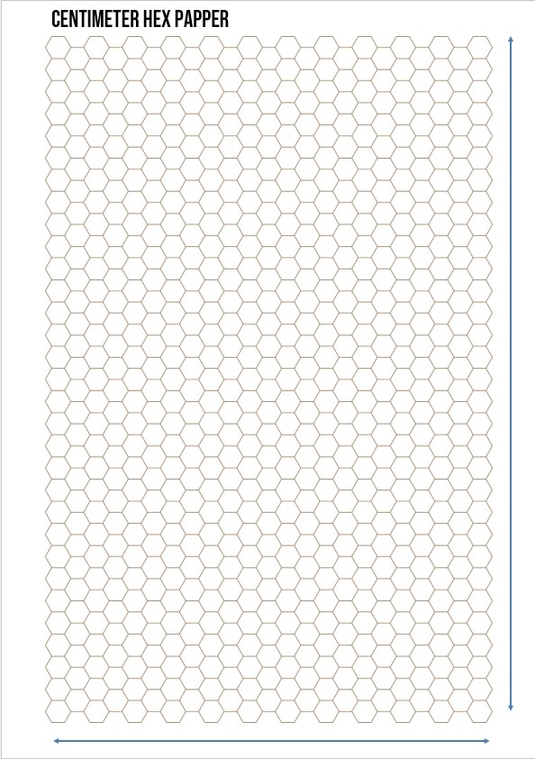 Printable Hex Paper Room Surf