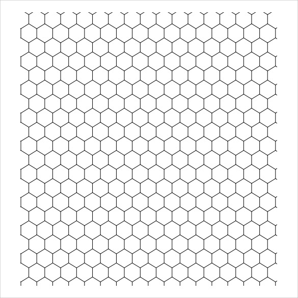 Printable Hexagon Paper Shop Fresh