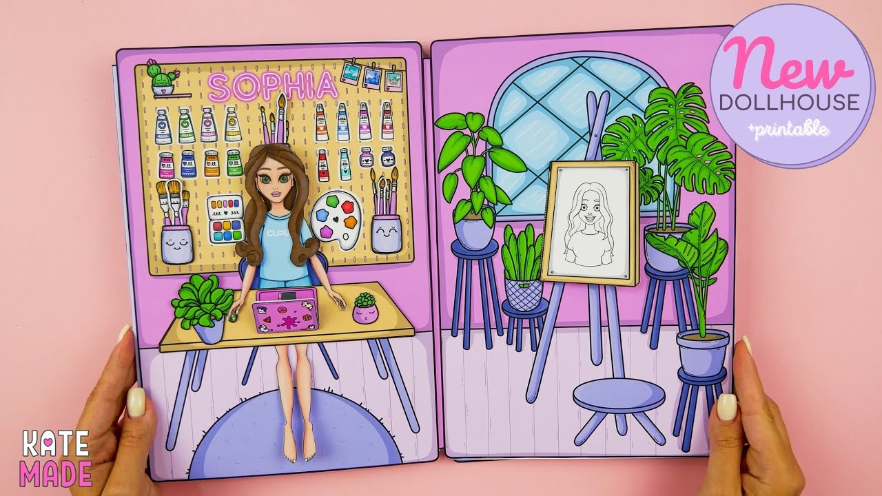 Printable Katemade Kate Made Paper Doll House Outlets Shop Www 