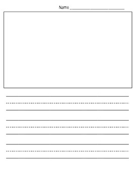 Printable Kindergarten Writing Paper Kindergarten