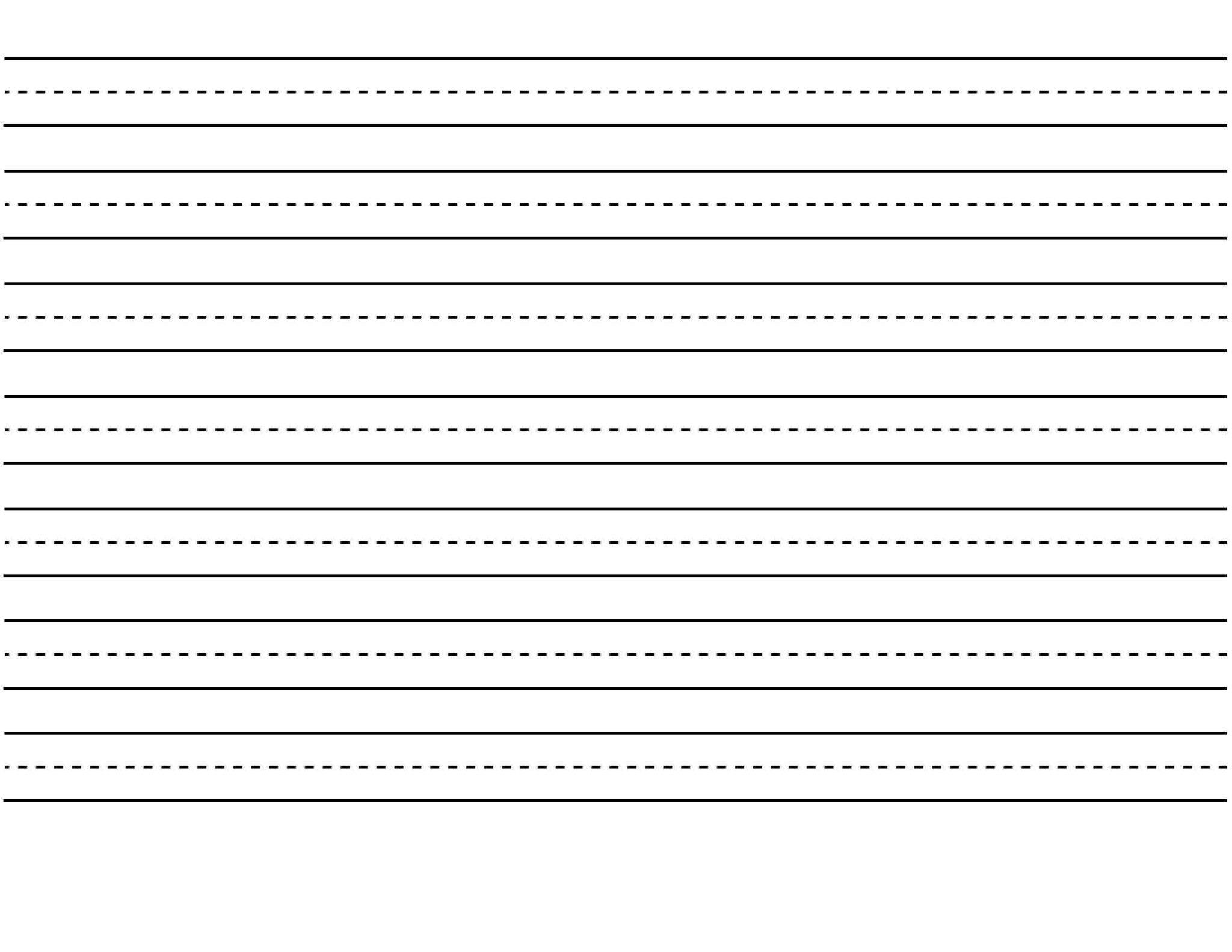 Printable Kindergarten Writing Paper Pdf Lined Paper Printable