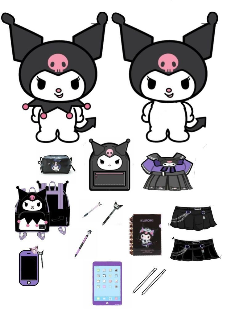 Printable Kuromi Paper Craft Dev onallcylinders